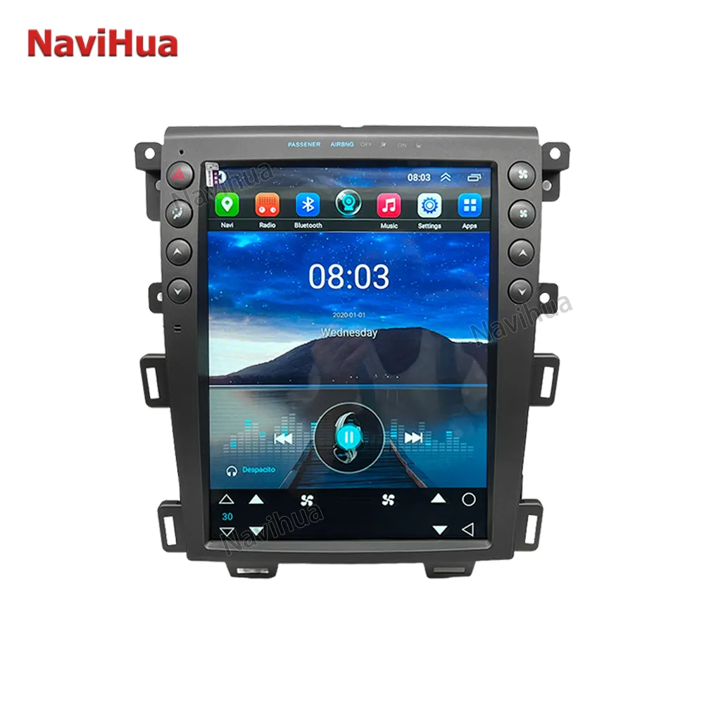 Navihua 12,1 Zoll Android Auto Stereo Radio für Ford Edge 2009-2013 GPS Navigation WLAN Auto Multimedia System Auto DVD