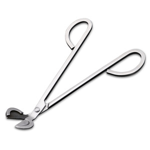 Stainless Steel Candle Scissors S Shape Wick Trimmer For Aromatherapy Candle Repair Easy To Use Non Toxic Silver - Product Image 1