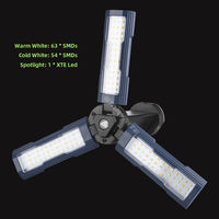 Lampe de travail LED portable étanche à 5 modes, orientable à 180 degrés, magnétique, pour mécaniciens automobiles, directement de l'usine