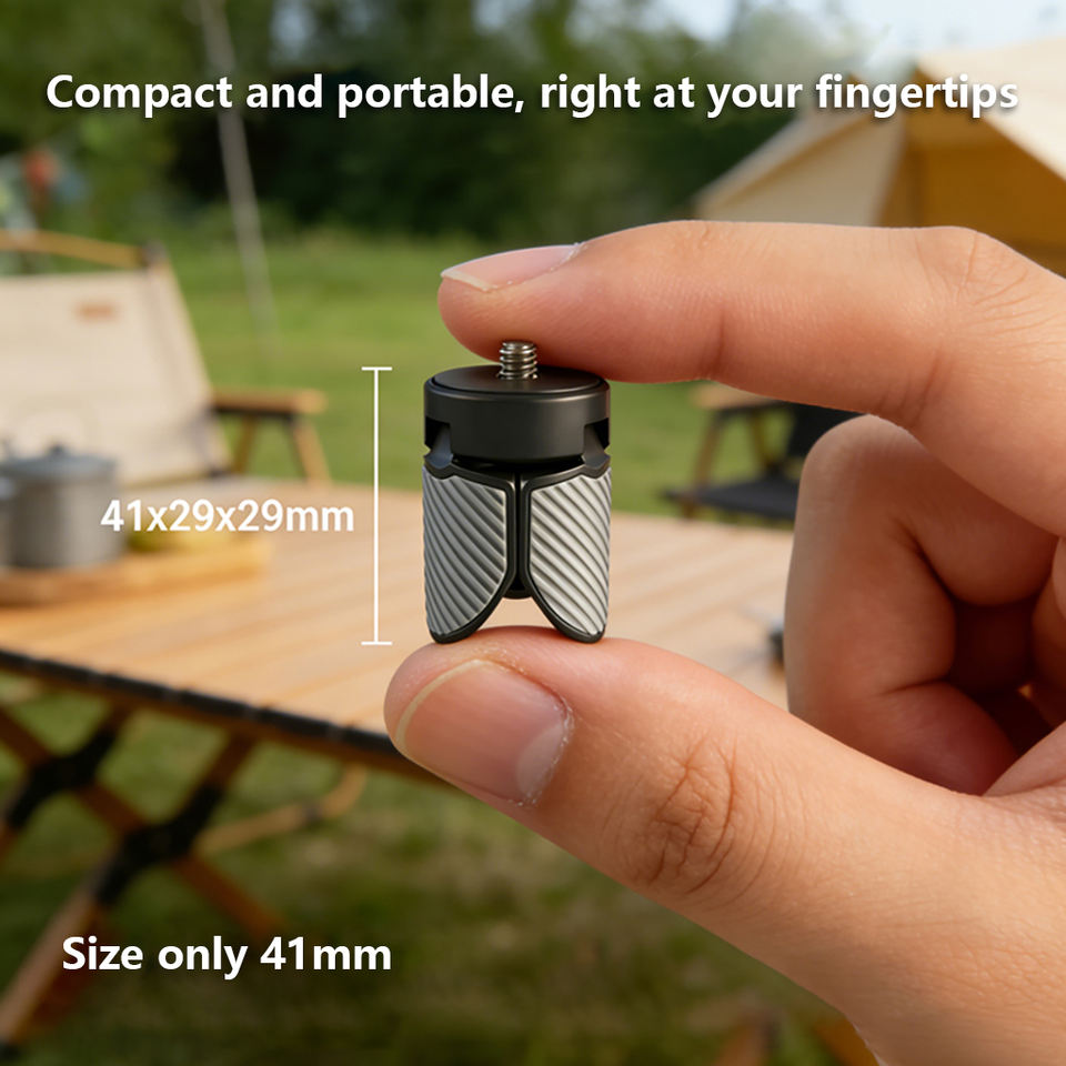 Mini Gimbal Tripod Bracket 1/4 Screw for DJI OSMO Pocket 4 /3 Camera ...