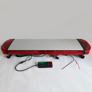 Biaochi 40'' 100CM Barre lumineuse d'urgence pour toit de voiture, haute luminosité, alliage d'aluminium, certifiée CE, 82W, <span class=keywords><strong>82</strong></span> LED, rangée d'avertissement ESCORT - Product Image 3