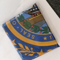 Drapeau du Nouveau Hampshire brodé en Oxford 210D, 3x5 pieds, durable, pour événements, écoles, gouvernement, vente en gros