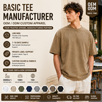 Fabricant de T-shirts Basiques Personnalisés Certifiés GRS HuaYi, OEM ODM, T-shirts en Coton Épais, Usine de Vêtements à Marque Privée pour les Marques de Vêtements