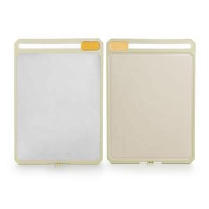 Wholesale Metal Chopping Blocks with Cleaning Brush 304 stainless steel and plastic chopping board