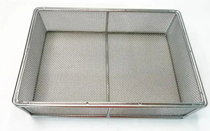 Nhà Sử dụng bán buôn giá thấp dây thép không gỉ lưu trữ giỏ kim loại giỏ - Product Image 2