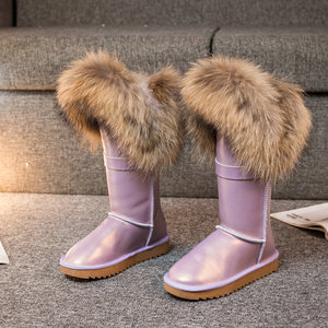 <span class=keywords><strong>Stivali</strong></span> da Neve Lunghi in Vera Pelliccia di Procione, Colorati e <span class=keywords><strong>Impermeabili</strong></span>, Direttamente dalla Fabbrica - Product Image 1