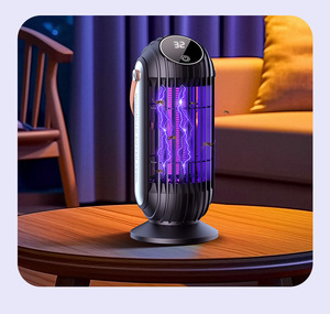 Lámpara Antimosquitos UV Portátil y Ecológica, Funciona con Batería, 4 Velocidades Ajustables, Trampa para Insectos de Pared o Escritorio, Repelente - Product Image 4