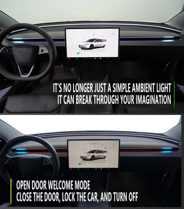 Luce Led luce ambiente luce ambiente sinfonia Auto luce Tes.la modello 3 modello Y Auto lampada ambientale - Product Image 6