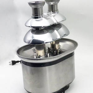 Fontaine à chocolat électrique Double <span class=keywords><strong>tour</strong></span>, fête commerciale acier inoxydable géant industriel automatique vente de machine à <span class=keywords><strong>Fondue</strong></span> personnalisée - Product Image 3