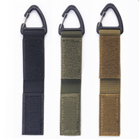 Mousqueton à sangle pour camping et randonnée en extérieur, attache pour sac à dos et porte-clés