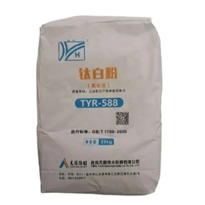 Tianyuan High Brightness Chlorid-Prozess Rutil Titandioxid TiO2 TYR588 für Druckfarbe