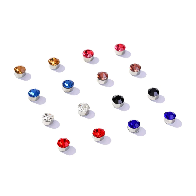 Classic Pierceless Water Drill Earrings Jewelry Magnetic Hoop Earrings For Men Boys Women