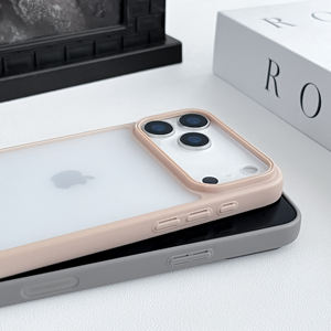 Étui en acrylique transparent antichoc de luxe pour 13 Pro Max/17 Pro Max avec support anneau en plastique - Product Image 3