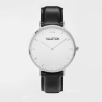 Montre de couple classique en cuir premium ASN-19, fabriquée sur mesure par l'usine d'origine, faible MOQ, importée du Japon, mouvement à quartz