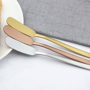 New Arrivals Durable Cheese Spreader Dessert Knifes Stainless Steel <b>Scraper</b> Butter Knife - Product Image 5