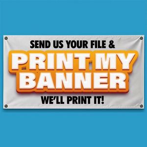 Banderoles en vinyle, impression de banderoles, enseignes publicitaires, banderoles en vinyle, enseignes en vinyle PVC, impression de banderoles et logos, publicité extérieure - Product Image 2