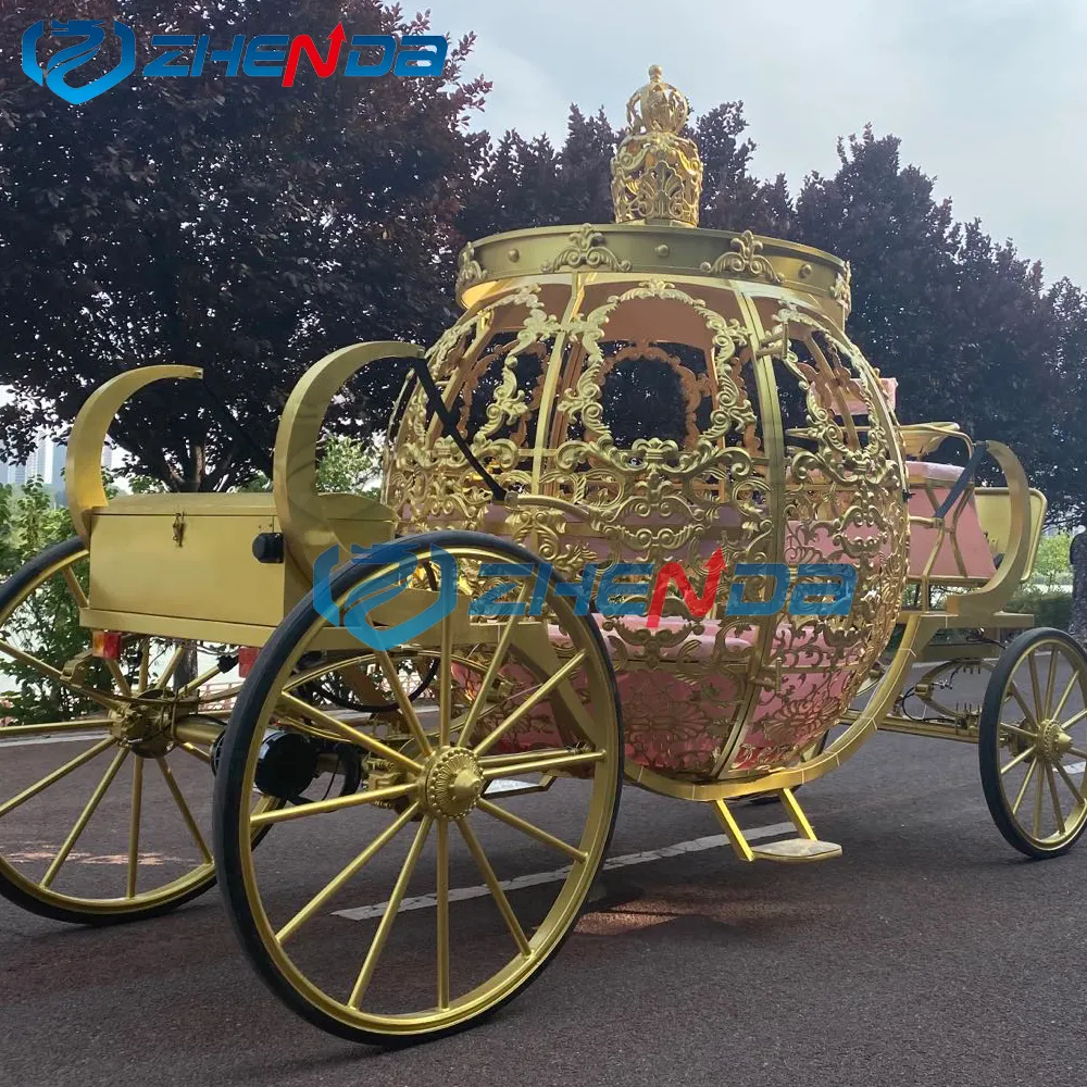 La carrozza di zucca di lusso dedicata alla famiglia reale è in vendita/carrozza di zucca a prezzi di fabbrica economici