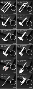 RTS Car Tool portachiavi per uomo portachiavi per auto combinazione portatile Mini Utility Pocket Clasp righello Hammer Wrench pinze portachiavi - Product Image 5