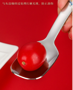 DFF0311 Carton Stainless Steel SUS 304 Kids Fork Spoon Set with Portable PP Plastic <b>Box</b> - Product Image 5