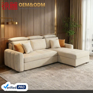 Ghế <span class=keywords><strong>sofa</strong></span> giường đa năng hiện đại, có tựa lưng, mẫu mới, giá rẻ, chất liệu vải, có thể kéo ra và mở rộng, dành cho phòng khách - Product Image 3
