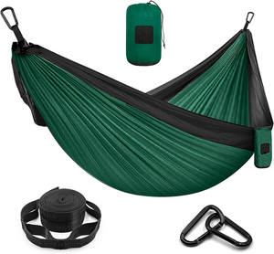 Goodwin Outdoor Camping Hangmat, Camouflage Camping Hangmat, Camping Hangmat met Regenhoes - Product Image 1