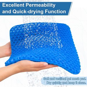 Coussins et oreillers de confort pour chaise de bureau et siège de voiture en mousse à mémoire de forme, emballage en sac OPP, carré, couleur personnalisée, tissé 100% polyester découpé - Product Image 3