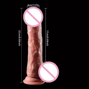 56 cm 10-Frequenz Realistischer Weicher Silikon-Dildo Vibrator 100% Wasserdicht Erwachsenen-Sexspielzeug - Product Image 6
