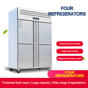 Réfrigérateur vertical en acier inoxydable pour hôtel, restaurant, cuisine, congélateur vertical, armoire de conservation des aliments frais, réfrigérateur XC-CT-3 S - Product Image 4
