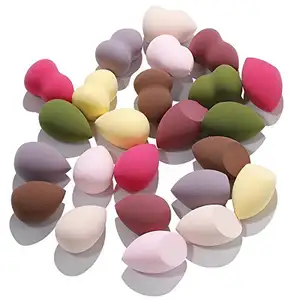 High Quality Beauty Cosmetics Makeup Velvet Sponge Flocking Power Puff Make Up Sponge Face Blending Makeup Sponge