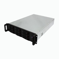 Boîtier de serveur 2U à montage en rack, 9 baies HDD échangeables à chaud, compatible carte mère EATX, prix usine