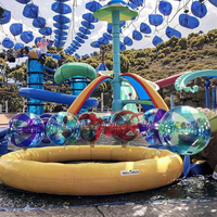 Équipement gonflable de parc aquatique de boule de rouleau de l'eau de Zobing 2026 pour l'amusement