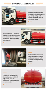 Camion-citerne FAW 6x6 20000L pour le ravitaillement en carburant, FAW J6 20 000 litres avec distributeur et tuyau de 18m pour le transport de diesel/essence - Product Image 6