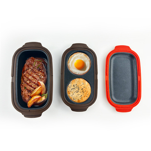 Cocina multifunción personalizada para microondas, bandeja para huevos fritos, fiambrera, Cocina Rápida para horno microondas, sartén - Product Image 2