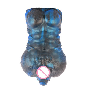 Nouvelle Coupe de Masturbation Masculine à Double Canal en Silicone Réaliste, Jouet Sexuel pour Hommes, Vagin et Fesses Réalistes - Product Image 2