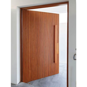 Современная Большая роскошная вилла JBDhome, черная деревянная входная Поворотная дверь, Современная внешняя - Product Image 2