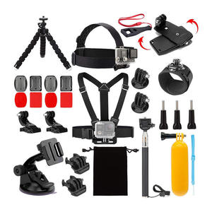 HONGDAK, juegos al por mayor para Go Pro, kit de accesorios para cámara, conjunto de accesorios para cámara, conjunto/paquete para <span class=keywords><strong>Gopro</strong></span> Hero 12 <span class=keywords><strong>11</strong></span> 10 9 8 7 6 5 - Product Image 1