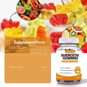 OEM Quercetina Zinc y Bromelian Gummy Inmunidad vegetariana Vitamina C Suplemento Quercetina Gummies - Product Image 2