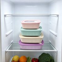 Offre Spéciale : Boîte de Conservation Scellée 3 Pièces Anti-Fuite Qualité Alimentaire, Boîte à Bento Portable pour Réfrigérateur et Stockage Alimentaire