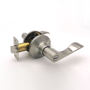 Serrure de porte avec clé Poignées intérieures de porte d'entrée Serrure de porte d'entrée sans clé pour salle de bain et chambre à coucher - Product Image 3