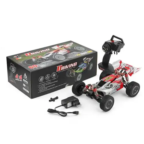 WLtoys 144001 2.4G 1:14 4wd Racing RC Car Competition 60 km/h Metal Chassis Electric Car Remote Control Toys for Children
