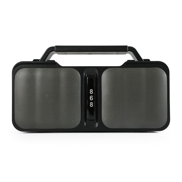 Stereo Wireless Portable Mini FM Radio BT Speaker Active HIFI Bass Wireless Portable Speaker With FM Radio/TF/USB Active Speaker