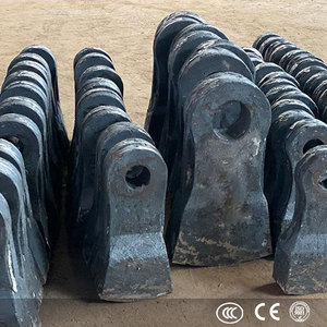 Tête de marteau en acier à haute teneur en manganèse, pièces d'usure en alliage moulé avec traitement thermique personnalisé pour les machines de concassage minier - Product Image 3