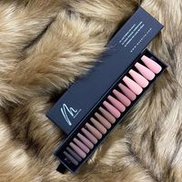 Nouveau coffret cadeau personnalisé de presse à ongles sur extension de cils polonais boîte d'emballage de presse sur ongles avec insertion et fenêtre