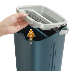 Ensemble vadrouille et seau avec <span class=keywords><strong>essoreuse</strong></span> pour le nettoyage des sols et des murs de la maison Tampons de vadrouille en microfibre et ensembles de seaux - Product Image 3