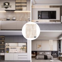 Panneaux décoratifs en MDF à texture marbre réaliste, panneaux en mélamine résistants aux rayures pour cuisine, armoire haut de gamme et revêtement mural