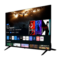 Televisor Inteligente Android LED 4K UHD de 50 55 65 70 75 85 100 110 Pulgadas con Vidrio Templado A+ de Última Generación, con Wi-Fi para Uso Doméstico y Hotelero