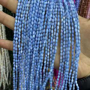 Perles de coquillage d'eau douce 3*5mm, nacre colorée, fabrication de bijoux, artisanat DIY, produit semi-fini - Product Image 3