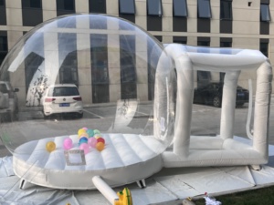 Tienda de campaña de cúpula inflable para eventos, casa hinchable para fiesta de cumpleaños, casa de burbujas, Base de salto, Material de PVC blanco, tamaño personalizable para interiores - Product Image 6