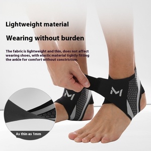 Penyangga Pergelangan Kaki Olahraga Kompresi Bahan Nylon Bernapas, Anti Keseleo, Pelindung Luar Ruangan - Product Image 4