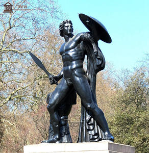 Célèbre Sculpture de <span class=keywords><strong>la</strong></span> <span class=keywords><strong>mythologie</strong></span> <span class=keywords><strong>grecque</strong></span> Statue d'Achille en bronze grandeur nature - Product Image 2